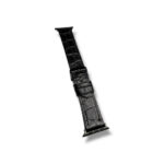 Black Genuine Alligator Watch Band