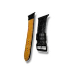 Black Genuine Alligator Watch Band - Image 3