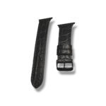 Black Genuine Alligator Watch Band - Image 4