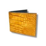 Customizable Nubuck Genuine Alligator Bifold Wallet