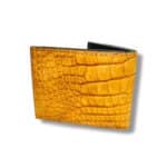 Customizable Nubuck Genuine Alligator Bifold Wallet - Image 5
