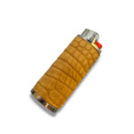 "Wheat Nubuck" Genuine Alligator Lighter Sleeve - Image 4